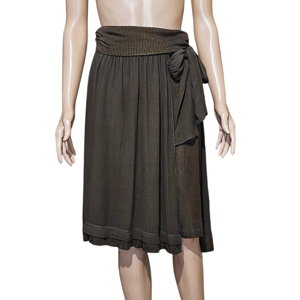 RARE Epoca Sanyo Shokai 100% Silk Wrap Skirt